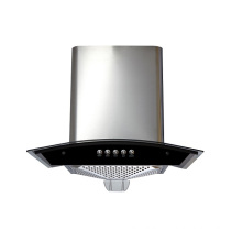 Auto clean chimney Manual control range hood with copper motor